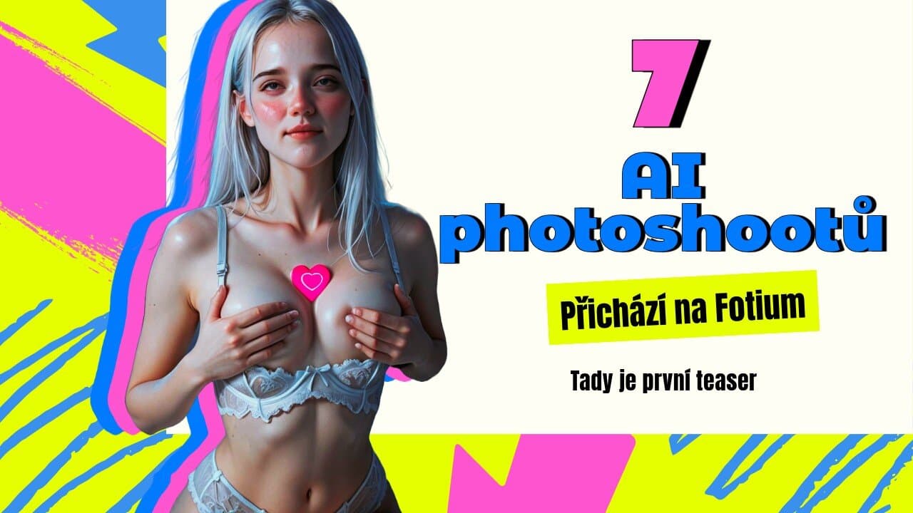 💻 Přichází 9 AI photoshootů na Fotium — Tady je první teaser